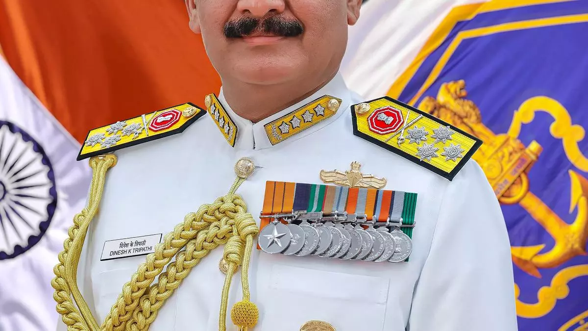 Admiral Tripathi takes over as the new Navy Chief