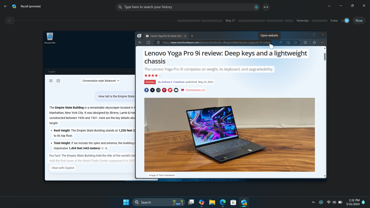 How to try Windows 11’s Recall AI feature right now, even on unsupported hardware